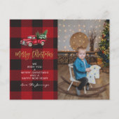 Begroting Vroegere kersttruck en Buffalo-cheque fo Flyer (Voorkant)