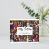 Begroting Vrolijk kerstfeest 10 MultiPhoto - White (Staand voorkant)