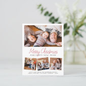 Begroting Vrolijk Kerstfeest en Happy Nieuwjaar 4 (Staand voorkant)