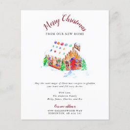 Begroting Vrolijk kerstfeest van onze nieuwe thuis