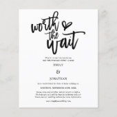 Begroting waard de Wachtende bruiloft sparen de Da (Voorkant)