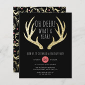 Begroting wat een jaar kerstfeest (Voorkant / Achterkant)