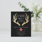 Begroting wat een jaar kerstfeest (Staand voorkant)