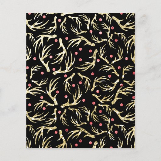 Begroting wat een jaar kerstfeest (Achterkant)