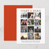 BEGROTING Wat een jaar voor Kerstmis in Review (Voorkant / Achterkant)