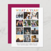 BEGROTING Wat een jaar voor Kerstmis in Review (Voorkant / Achterkant)