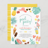 Begroting Watermeloen, ananas en tropische pool (Voorkant / Achterkant)