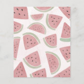 Begroting Watermelon One in een Melon First Birthd (Achterkant)