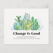 Begroting Waterverf Cacti Moving kondiging (Voorkant)