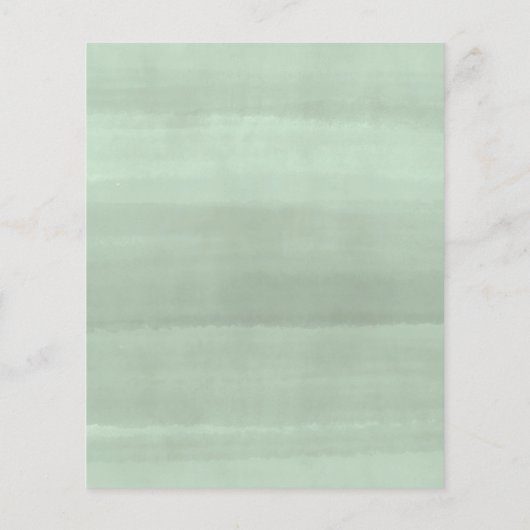 Begroting Waterverf Eucalyptus Greenery Wedding (Achterkant)