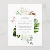 Begroting Waterverf Eucalyptus Greenery Wedding (Voorkant)
