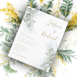 Begroting Waterverf Eucalyputus Sage Green Wedding