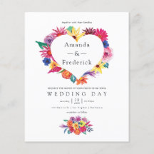 Begroting Waterverf Floral Fiesta Wedding