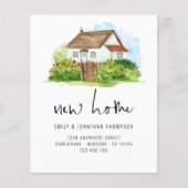 Begroting Waterverf House Floral Nieuw adres (Voorkant)