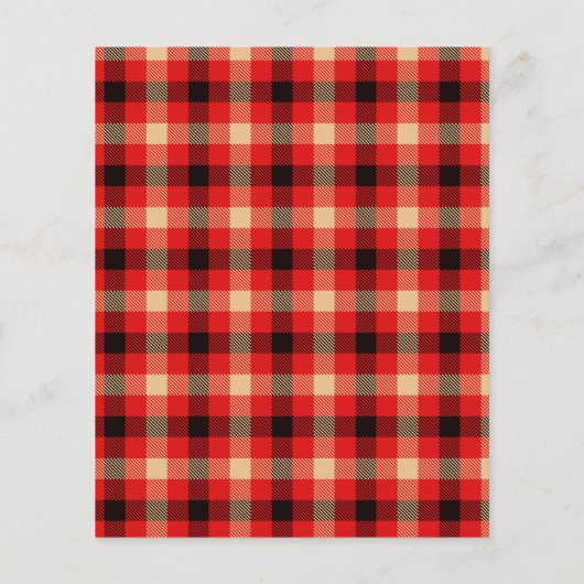 Begroting Waterverf kerstfeestdag Flyer (Achterkant)