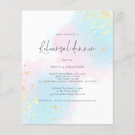 Begroting Waterverf repetitie binnenuitnodiging