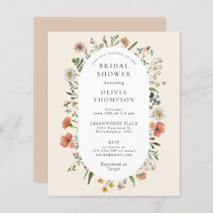 Begroting Waterverf Wildflower Arch Vrijgezellenfe