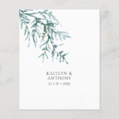 Begroting Waterverf winterwedstrijd (Achterkant)