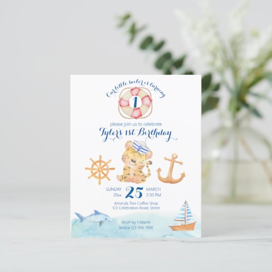 Begroting waterverf zeescheepvaartthema Binnenvaar (Staand voorkant)