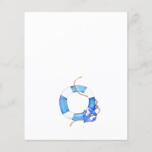 Begroting waterverf zeescheepvaartthema Binnenvaar (Achterkant)