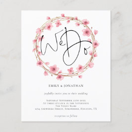 Begroting We doen een uitnodiging voor een Lijst-h