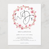 Begroting We doen een uitnodiging voor een Lijst-h (Voorkant)