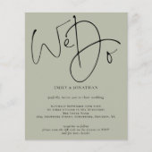 Begroting We doen een zachte QR-code voor huwelijk (Voorkant)