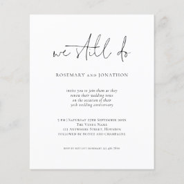 Begroting we doen nog steeds de uitnodiging tot ve