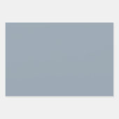 BEGROTING WE Dusty Blue Monochrome Inpakpapier Vel (Voorkant)