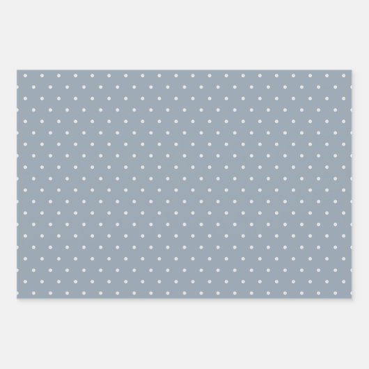 BEGROTING WE Dusty Blue Monochrome Inpakpapier Vel (Voorkant 3)