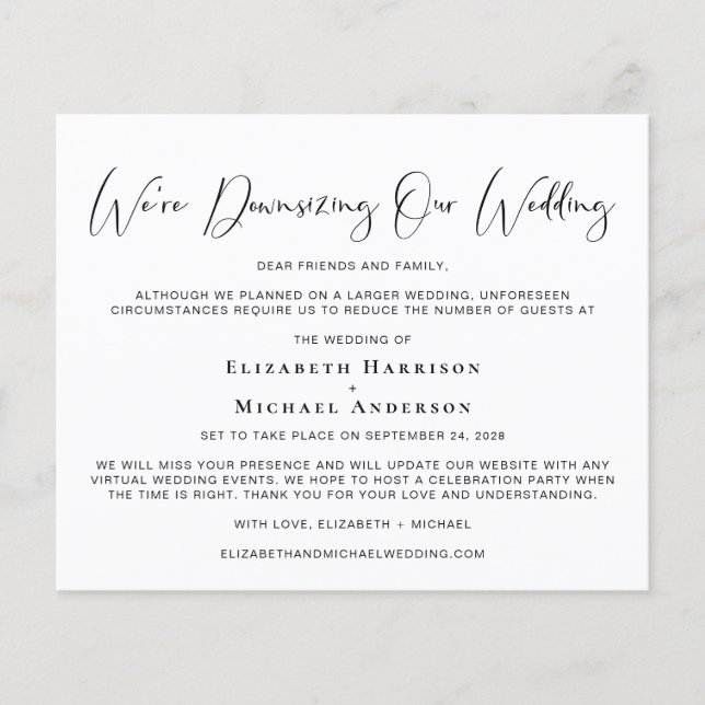 Begroting We gaan onze aankondiging van het huweli (Voorkant)