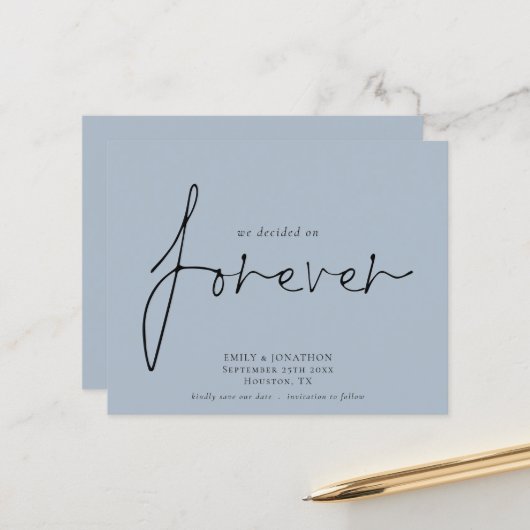 Begroting We hebben besloten op Forever Blue, beha (Voorkant / Achterkant in situ)