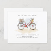 Begroting We hebben Bicycle Moving Announcement ve (Voorkant / Achterkant)