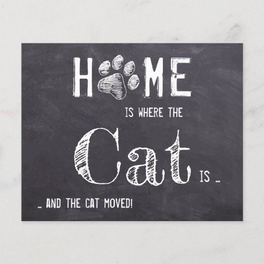 Begroting We hebben de aankondiging van Cat Pet Mo (Voorkant)