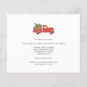 Begroting We hebben de aankondiging van de kerstbe (Achterkant)