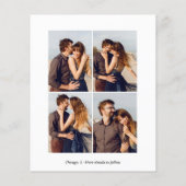 Begroting We hebben de aankondiging van het Verlov (Achterkant)