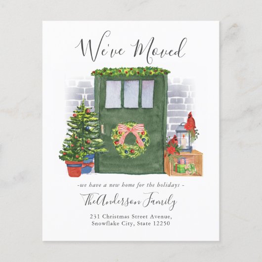 Begroting We hebben de deur-kerstvakantie verplaat (Voorkant)