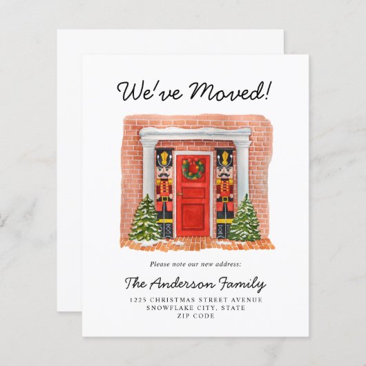 Begroting We hebben de deur van de Nutkraker Holid (Voorkant / Achterkant)