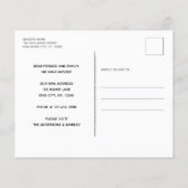 Begroting We hebben de nieuwe Kaart van het Adres (Achterkant)