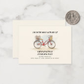 Begroting We hebben de Waterverf verplaatst Notitiekaartje (Voorkant / Achterkant in situ)