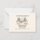 Begroting We hebben de Waterverf verplaatst Notitiekaartje (Voorkant)