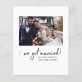 Begroting we hebben een huwelijkskoninklijke wedde flyer (Voorkant)