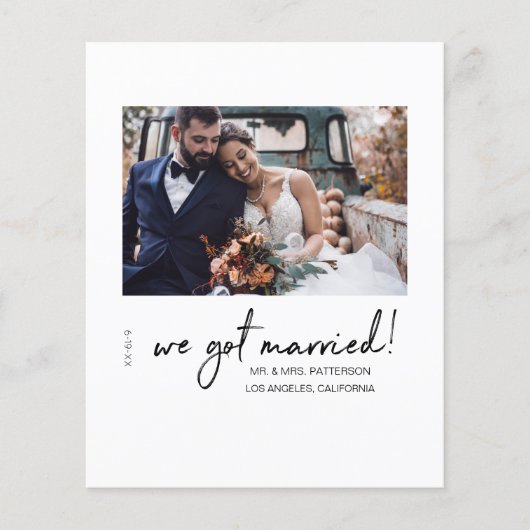 Begroting we hebben een huwelijkskoninklijke wedde flyer (Voorkant)