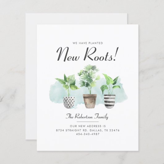 Begroting We hebben een nieuwe aankondiging geplan (Voorkant / Achterkant)