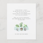 Begroting We hebben een nieuwe aankondiging geplan Flyer (Achterkant)