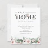 Begroting We hebben Floral Moving Announcement ver (Voorkant)