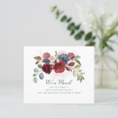 Begroting We hebben Floral Moving Announcement ver (Staand voorkant)