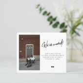 Begroting we hebben foto's bewegende aankondiging (Staand voorkant)