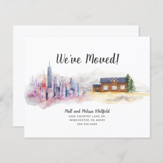 Begroting We hebben het land verplaatst (Voorkant / Achterkant)