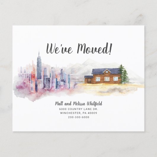 Begroting We hebben het land verplaatst (Voorkant)